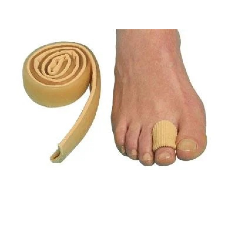 Fresco teentube geribd 15 mm met gel voor comfortabele teenbescherming
