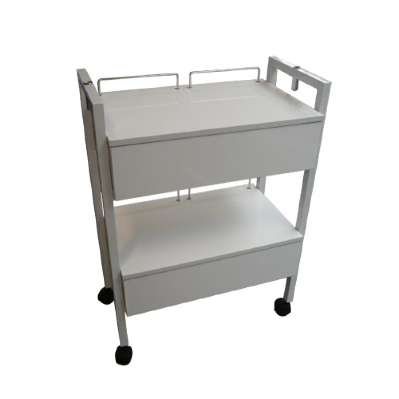 Instrumententafel Paris op Wieltjes – 2 Lades & Loupelamphouder