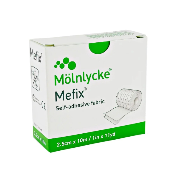 Mefix Fixatiepleister 2,5cm x 10m – Huidvriendelijk & Steriel