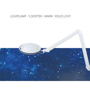 Lampe loupe "Matheo" 5 dioptries Oval