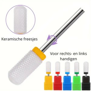 Keramische Cilinder -  Extra Fijn - Ø 6.6 mm - afgeronde top 